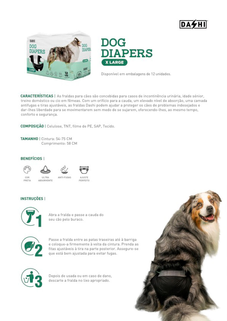 DOG DIAPERS – X-LARGE