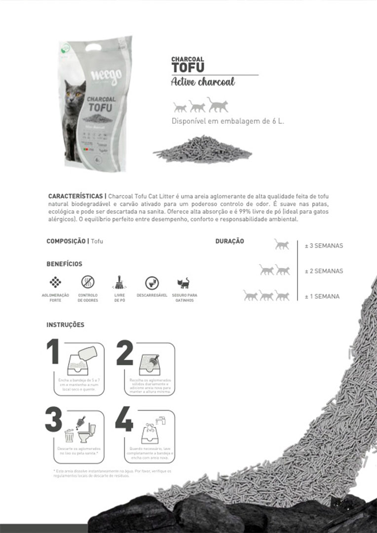 CHARCOAL TOFU LITTER