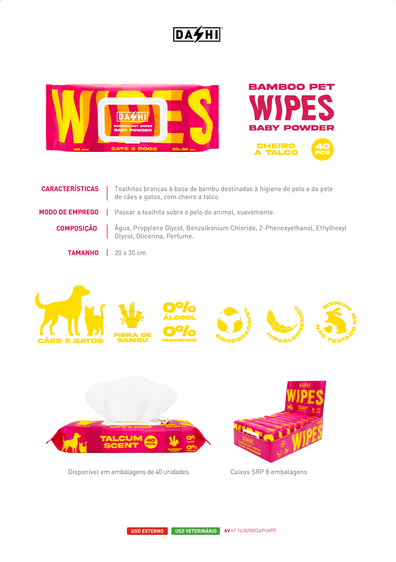 WIPES BABY POWDER